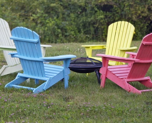 chair in a circle for a peer support session